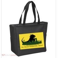 I'll Tread Wherever I Want Tote Bag thumb 2
