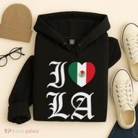 I Love La Chicano Mexican Pride Hoodie thumb 4