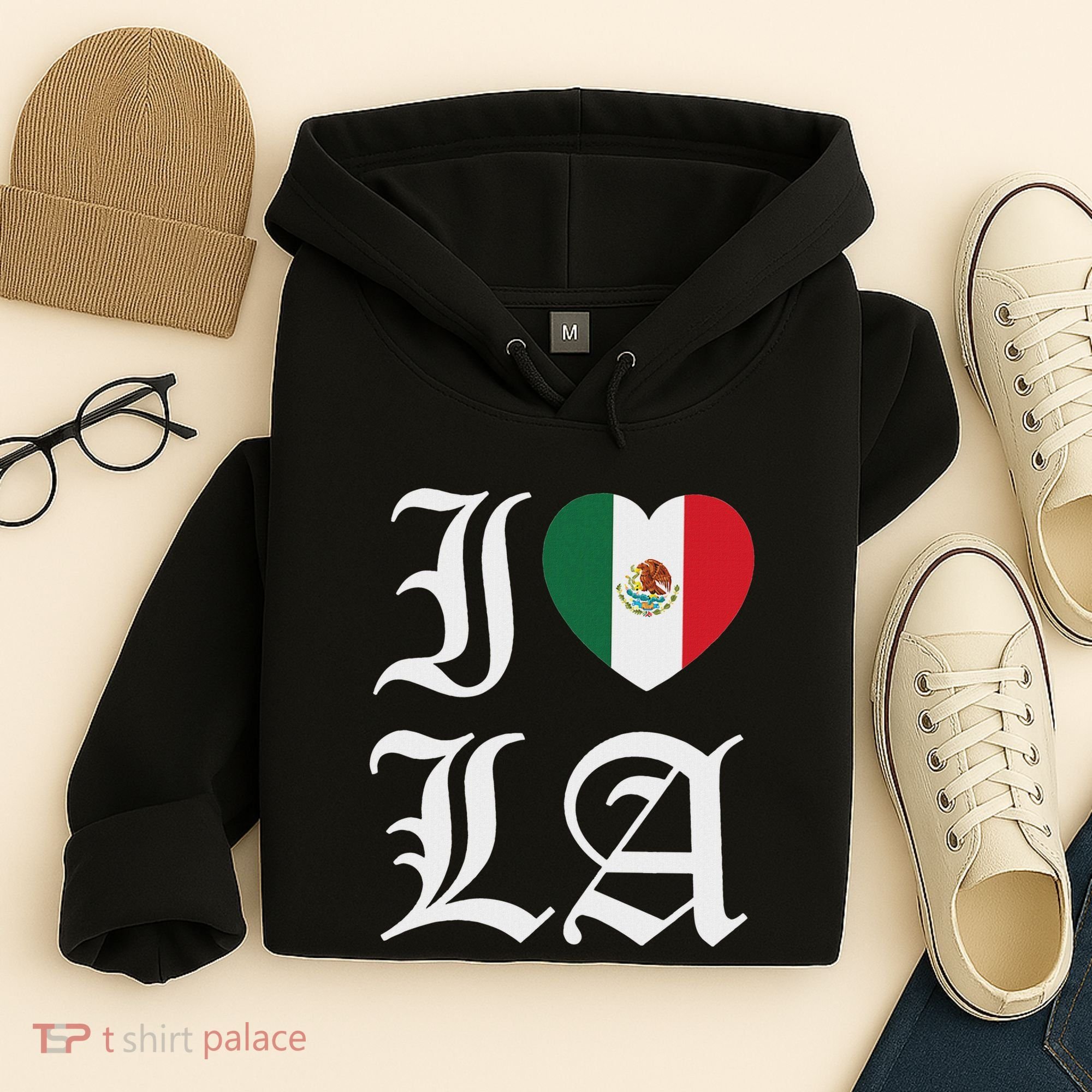 I Love La Chicano Mexican Pride Hoodie