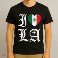 I Love La Chicano Mexican Pride T-Shirt thumb 3