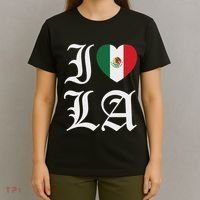I Love La Chicano Mexican Pride T-Shirt thumb 4
