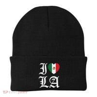 I Love La Chicano Mexican Pride Beanie thumb 0