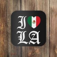I Love La Chicano Mexican Pride Coaster thumb 0