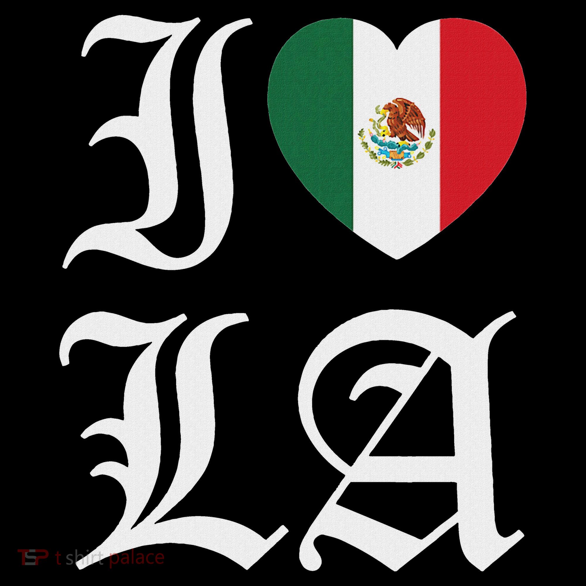 I Love La Chicano Mexican Pride Coaster