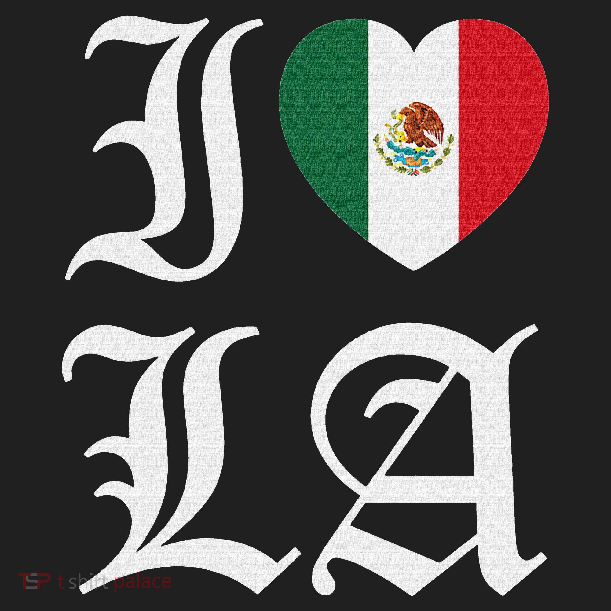 I Love La Chicano Mexican Pride Tumbler