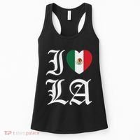 I Love La Chicano Mexican Pride Women's Tank Top thumb 0