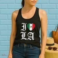 I Love La Chicano Mexican Pride Women's Tank Top thumb 2