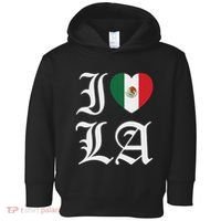 I Love La Chicano Mexican Pride Toddler Hoodie thumb 0