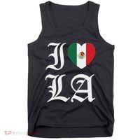 I Love La Chicano Mexican Pride Tank Top thumb 0