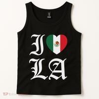 I Love La Chicano Mexican Pride Tank Top thumb 2