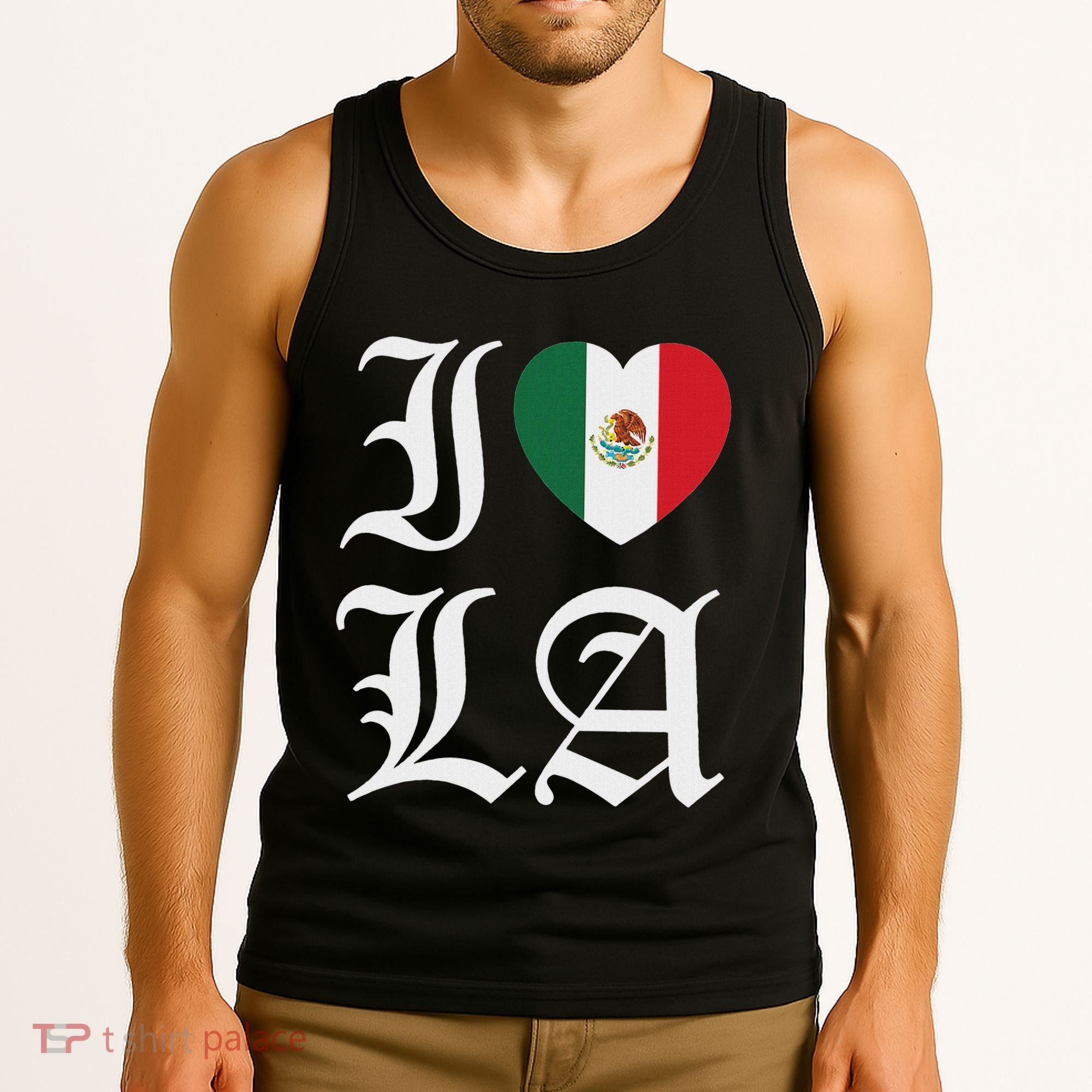 I Love La Chicano Mexican Pride Tank Top