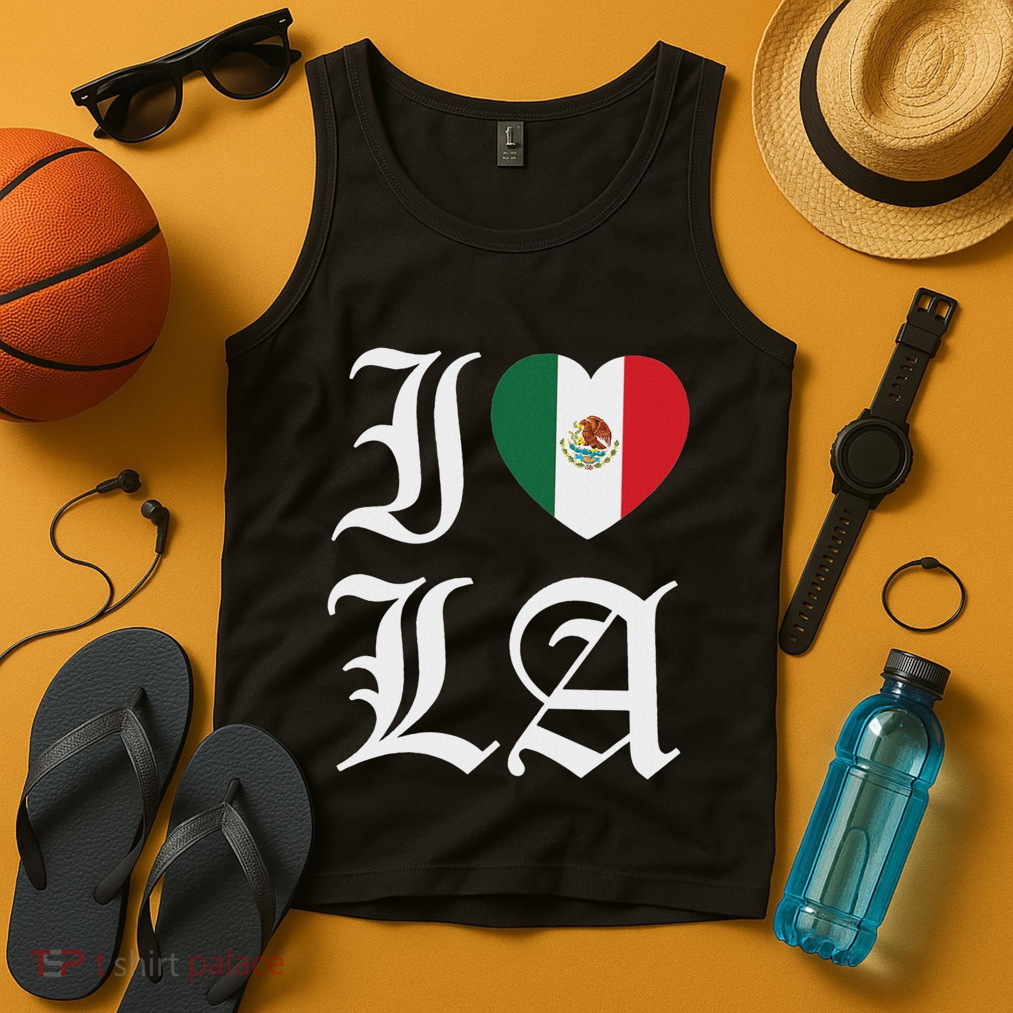 I Love La Chicano Mexican Pride Tank Top