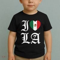I Love La Chicano Mexican Pride Toddler T-Shirt thumb 2