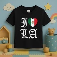 I Love La Chicano Mexican Pride Toddler T-Shirt thumb 3