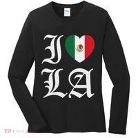 I Love La Chicano Mexican Pride Women's Long Sleeve Shirt thumb 0