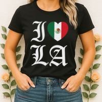 I Love La Chicano Mexican Pride Women's T-Shirt thumb 2