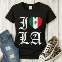 I Love La Chicano Mexican Pride Women's T-Shirt thumb 3