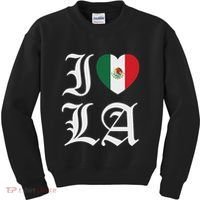 I Love La Chicano Mexican Pride Kids Sweatshirt thumb 0