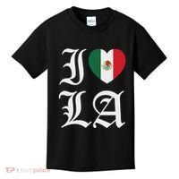 I Love La Chicano Mexican Pride Kids T-Shirt thumb 0