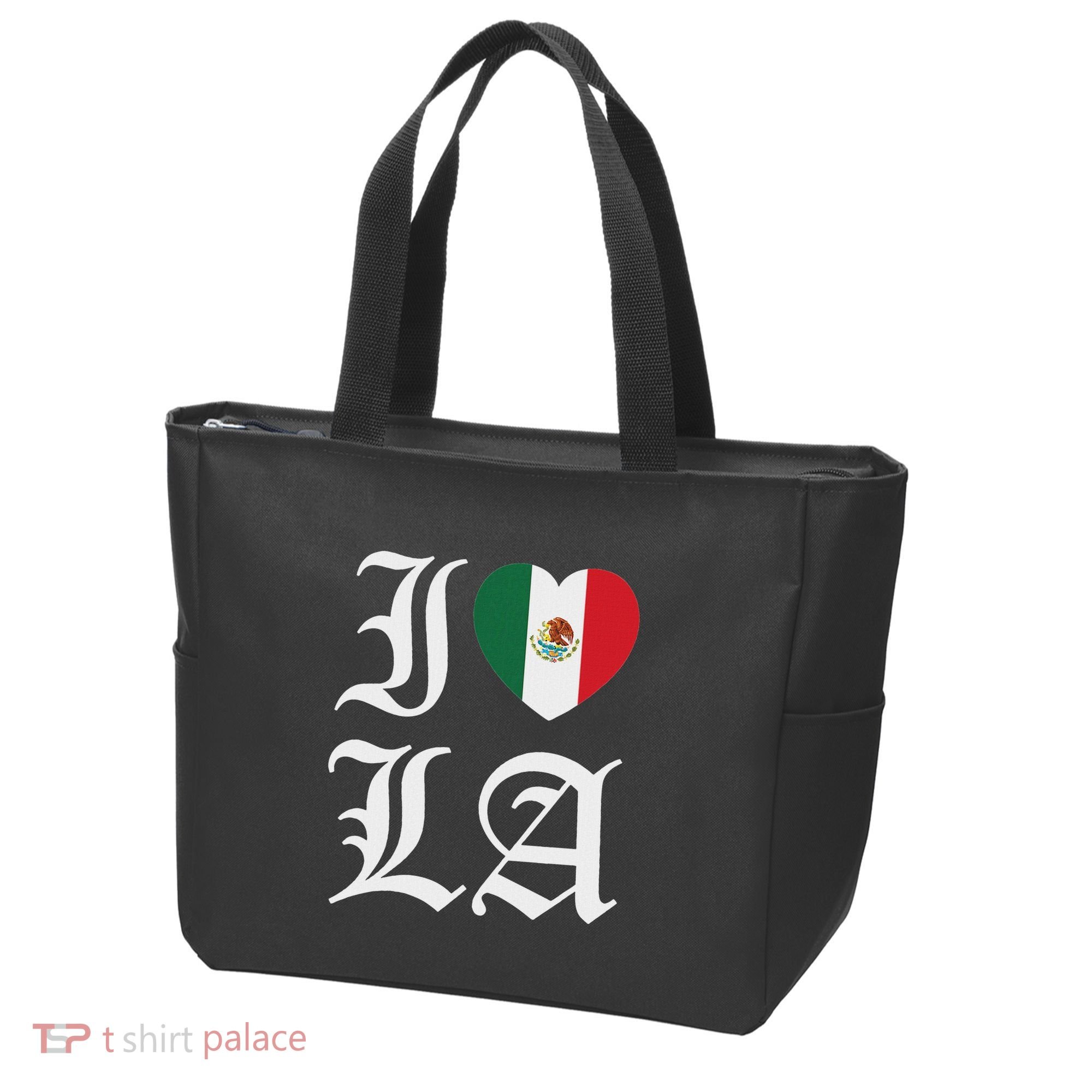 I Love La Chicano Mexican Pride Tote Bag