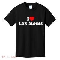 I Love Lax Moms Kids T-Shirt thumb 0