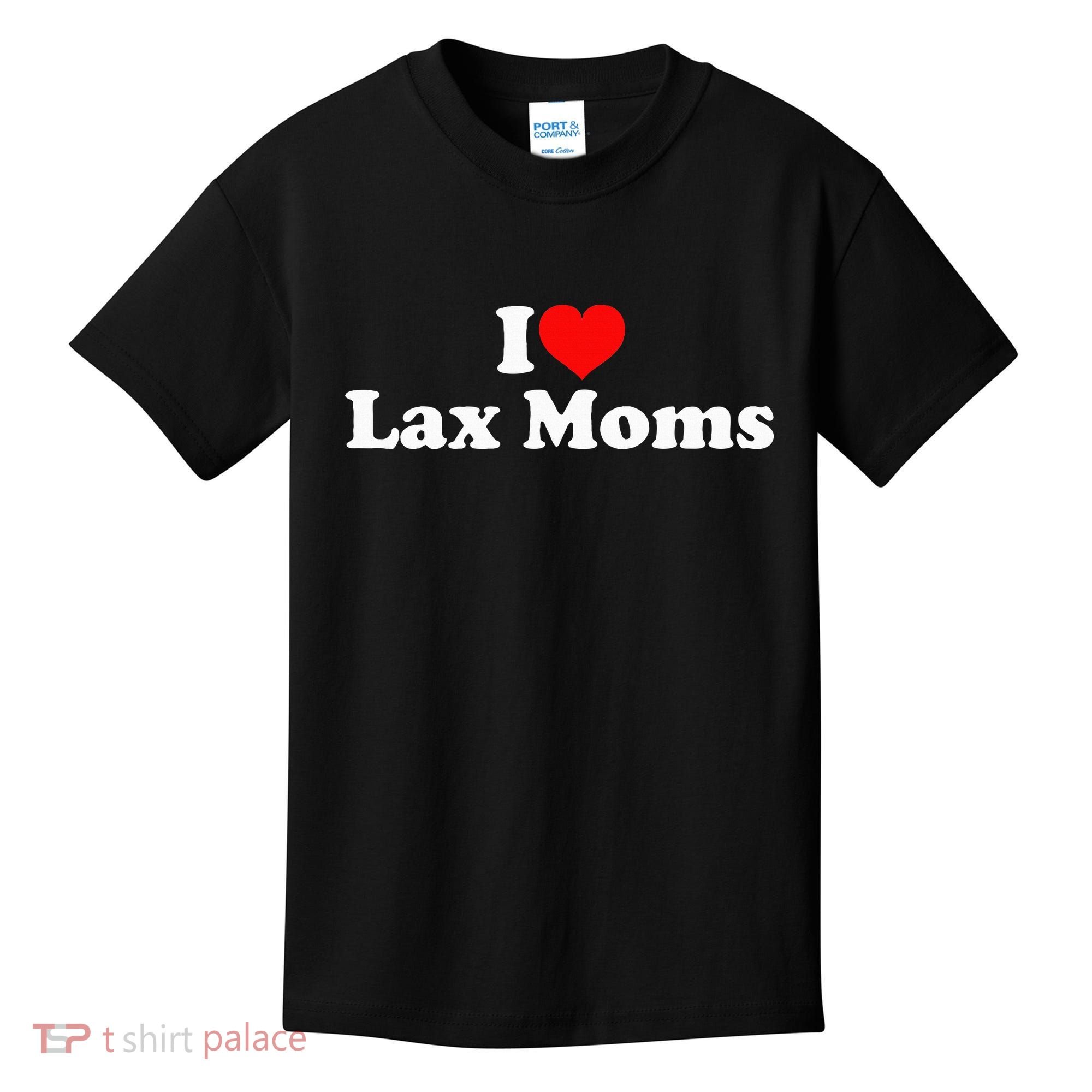 I Love Lax Moms Kids T-Shirt