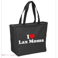 I Love Lax Moms Tote Bag thumb 2