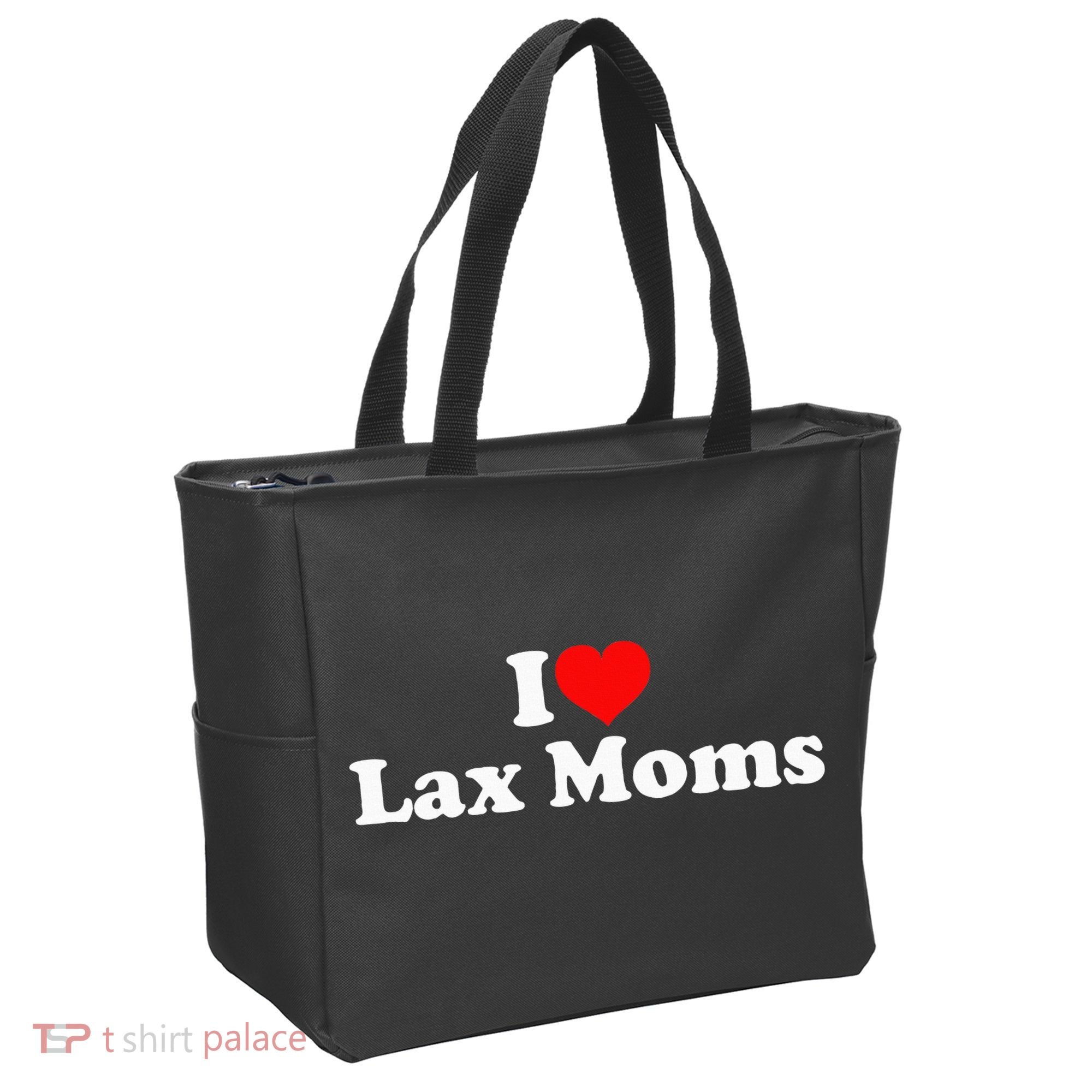 I Love Lax Moms Tote Bag