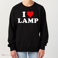 I Love Lamp Funny Light Shade Lampshade Candle Lantern Moth Women's Sweatshirt thumb 0