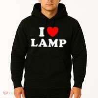 I Love Lamp Funny Light Shade Lampshade Candle Lantern Moth Hoodie thumb 2