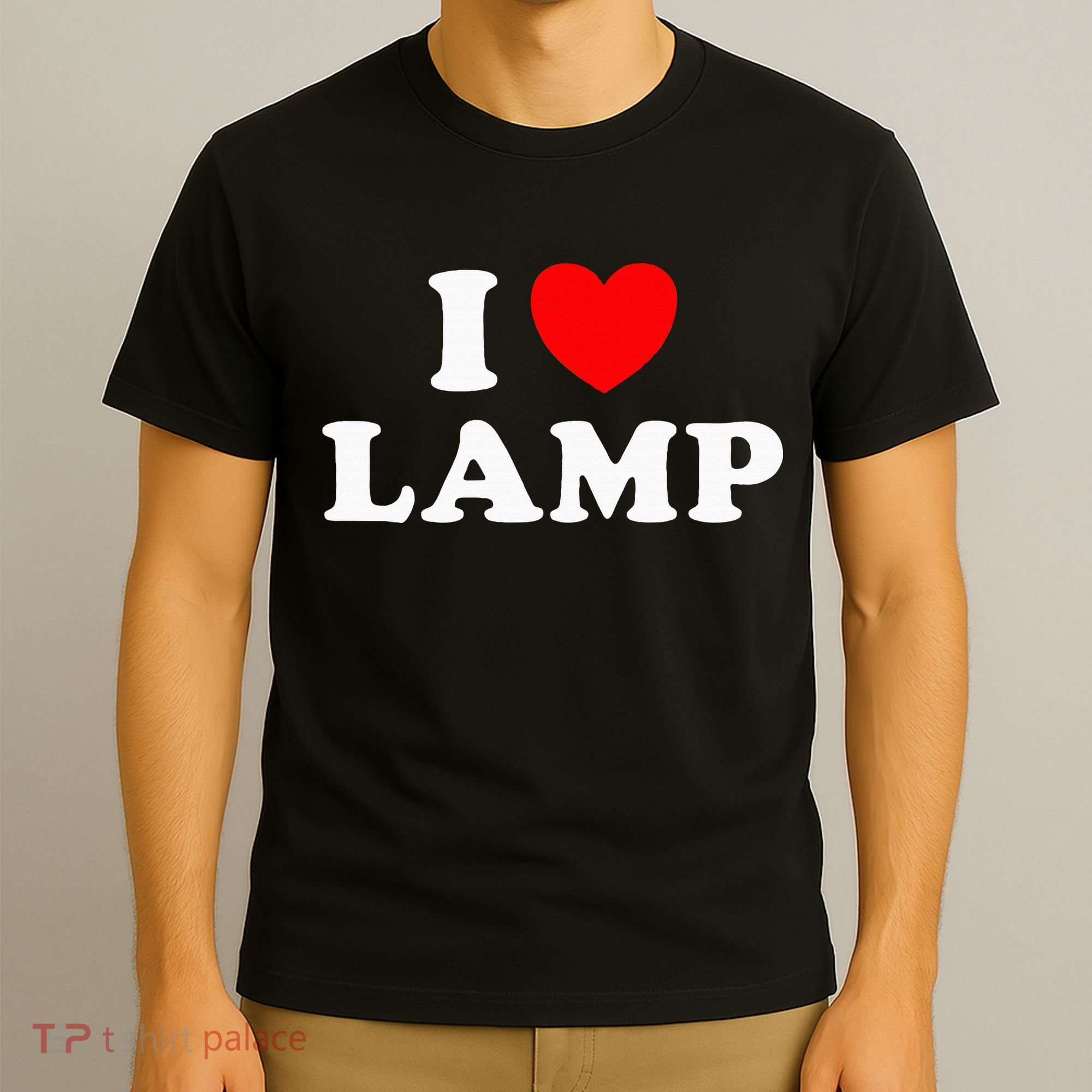 I Love Lamp Funny Light Shade Lampshade Candle Lantern Moth T-Shirt
