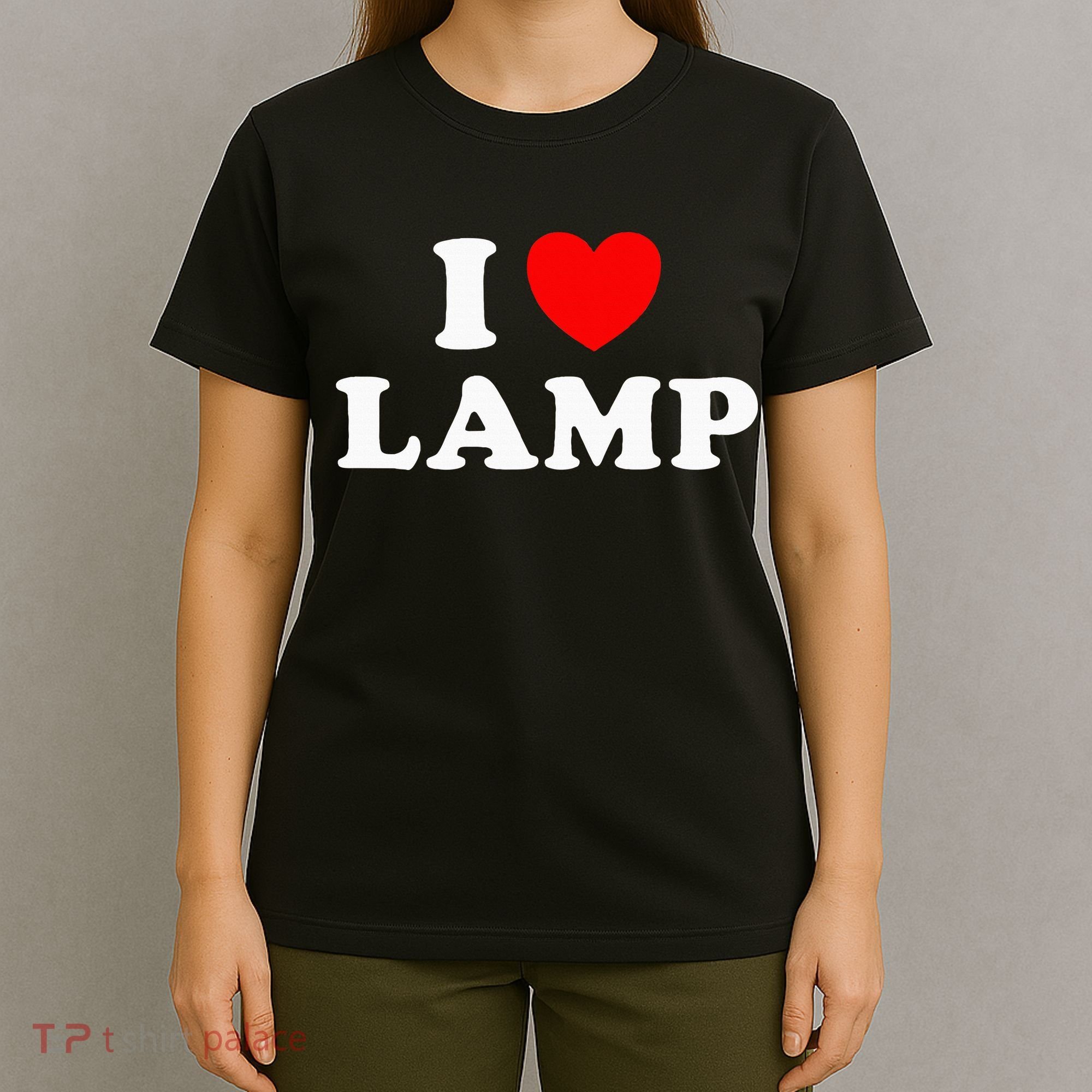 I Love Lamp Funny Light Shade Lampshade Candle Lantern Moth T-Shirt