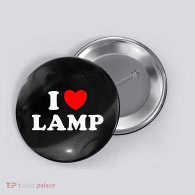I Love Lamp Funny Light Shade Lampshade Candle Lantern Moth Button