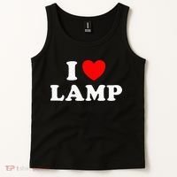 I Love Lamp Funny Light Shade Lampshade Candle Lantern Moth Tank Top thumb 2