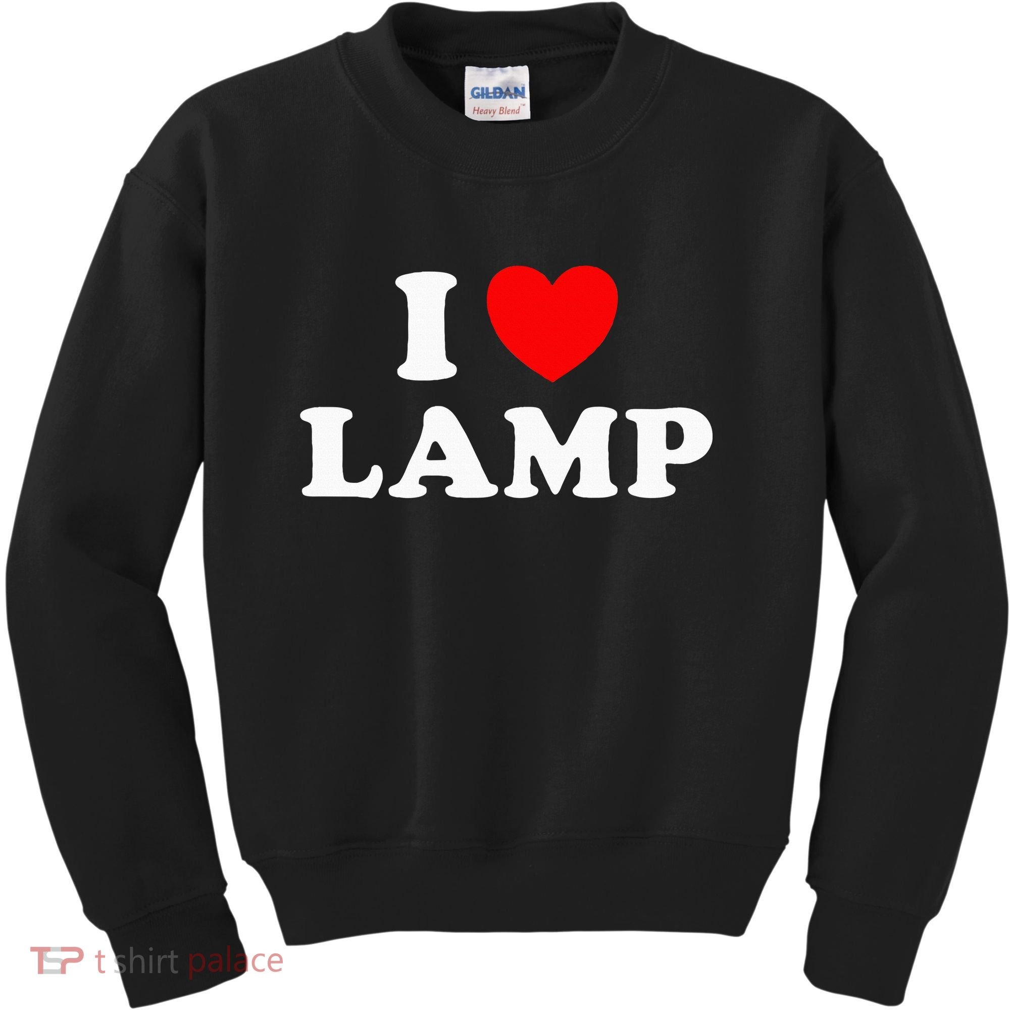 I Love Lamp Funny Light Shade Lampshade Candle Lantern Moth Kids Sweatshirt