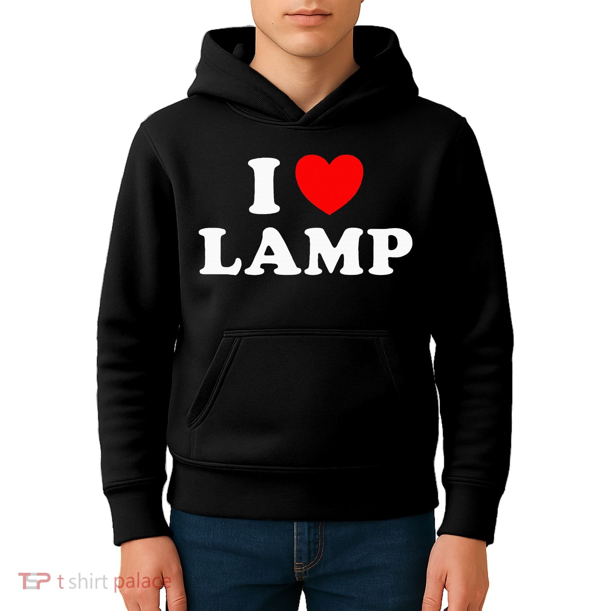 I Love Lamp Funny Light Shade Lampshade Candle Lantern Moth Kids Hoodie