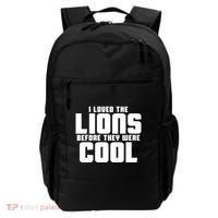 I Loved Lions Before They Were Cool Funny Backpack thumb 0