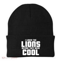 I Loved Lions Before They Were Cool Funny Beanie thumb 0
