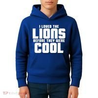 I Loved Lions Before They Were Cool Funny Kids Hoodie thumb 4