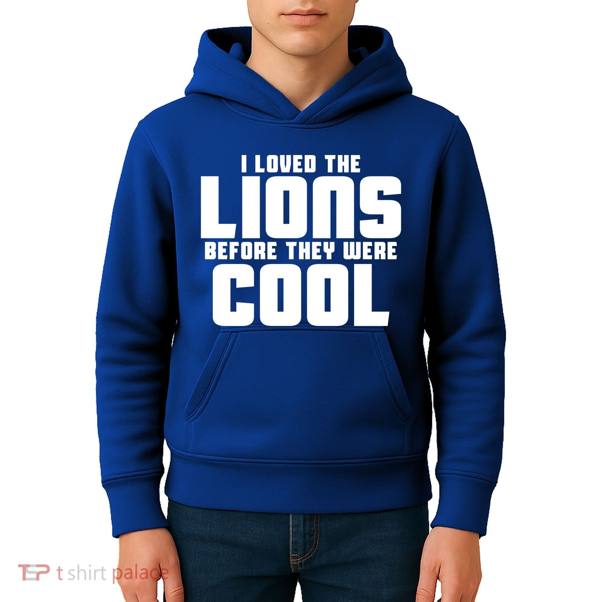 I Loved Lions Before They Were Cool Funny Kids Hoodie