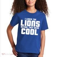 I Loved Lions Before They Were Cool Funny Kids T-Shirt thumb 2