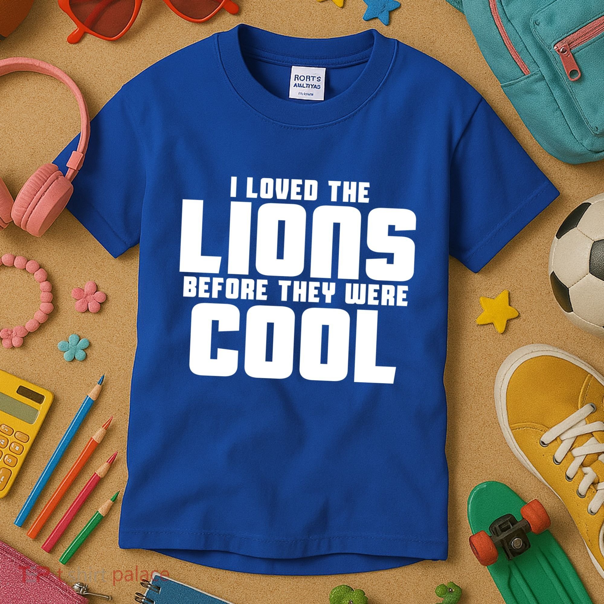 I Loved Lions Before They Were Cool Funny Kids T-Shirt