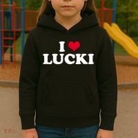 I Love Lucki Kids Hoodie thumb 3