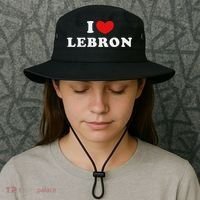 I Love Lebron I Heart Lebron Bucket Hat thumb 3