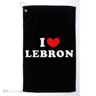I Love Lebron I Heart Lebron Golf Towel