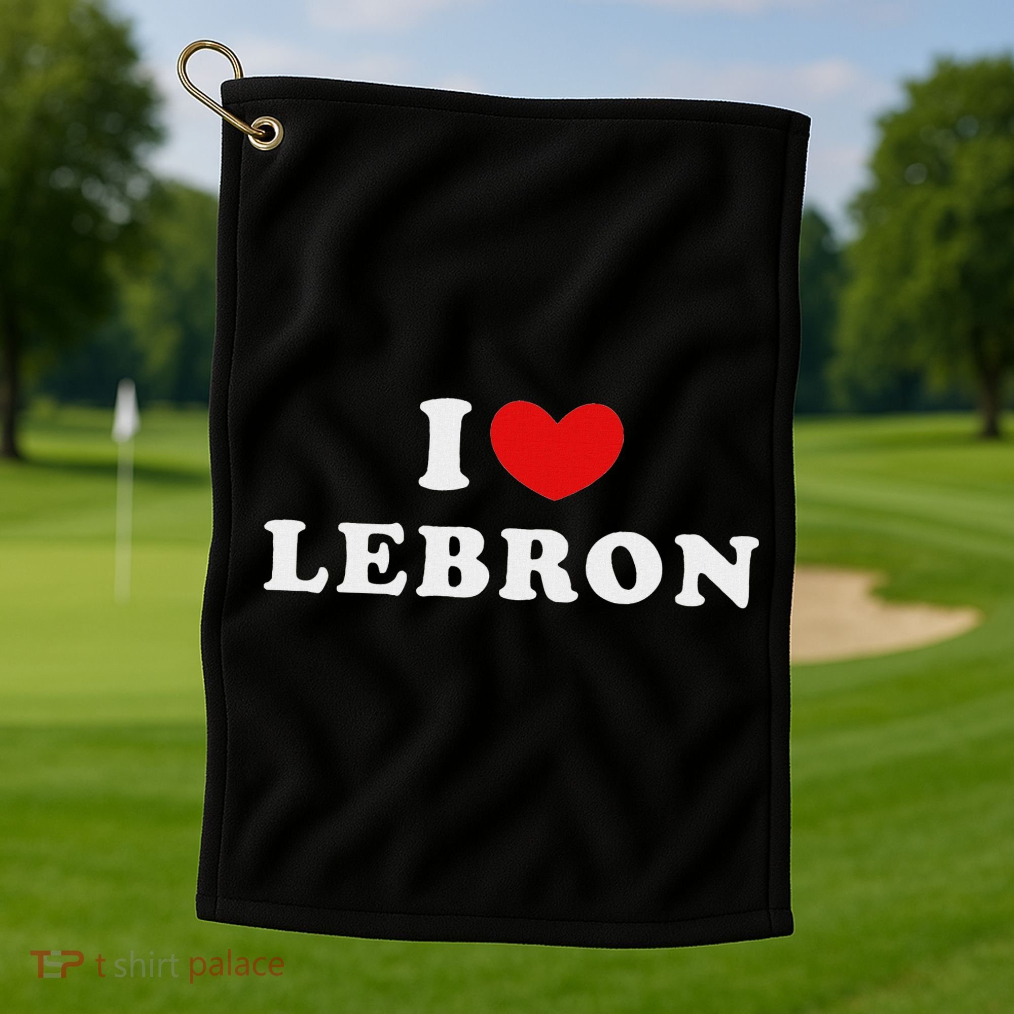 I Love Lebron I Heart Lebron Golf Towel