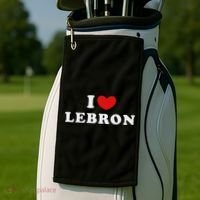 I Love Lebron I Heart Lebron Golf Towel thumb 2