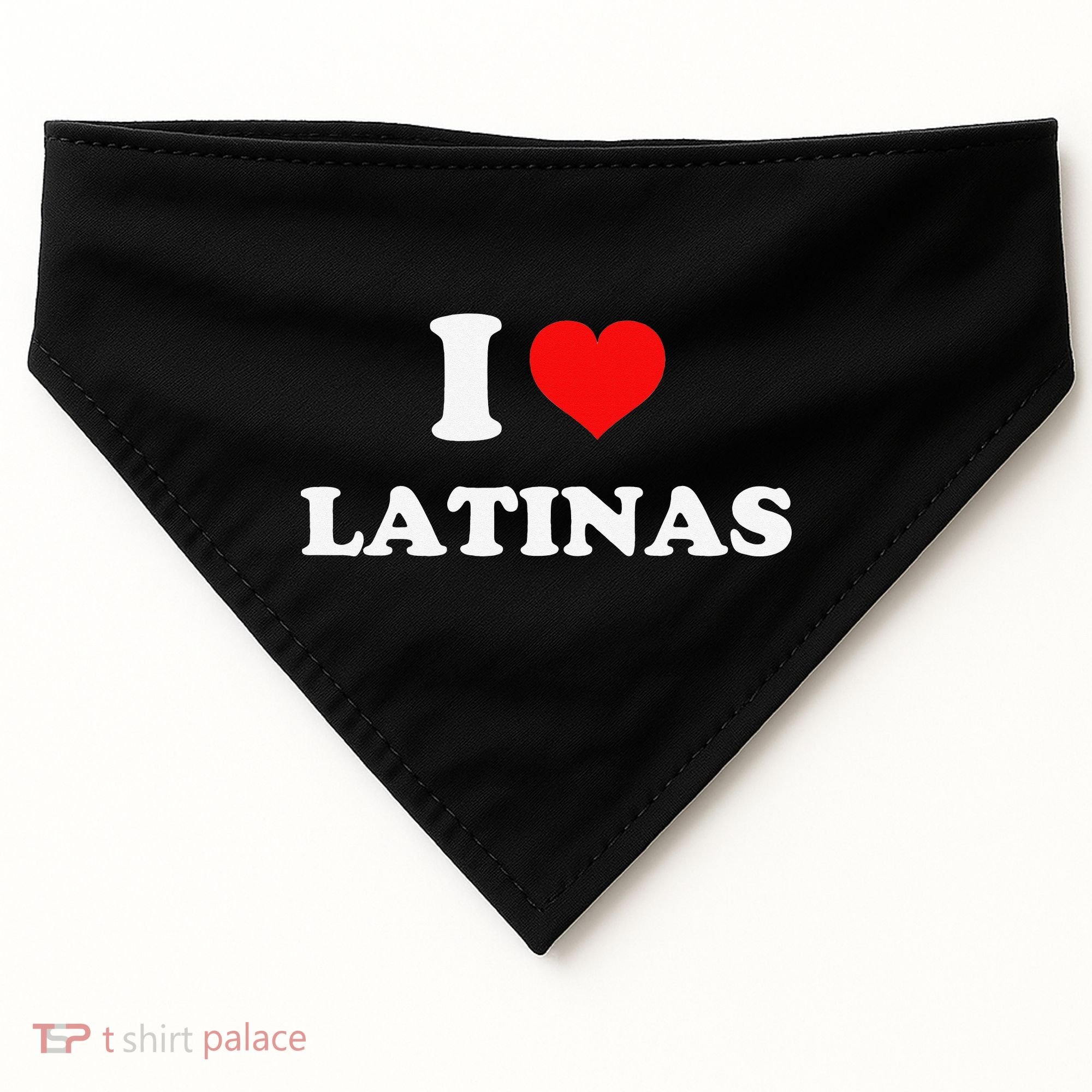 I Love Latinas I Heart Latinas USA-Made Doggie Bandana