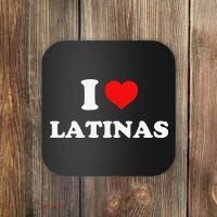 I Love Latinas I Heart Latinas Coaster thumb 0