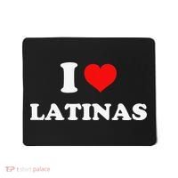 I Love Latinas I Heart Latinas Mousepad thumb 0